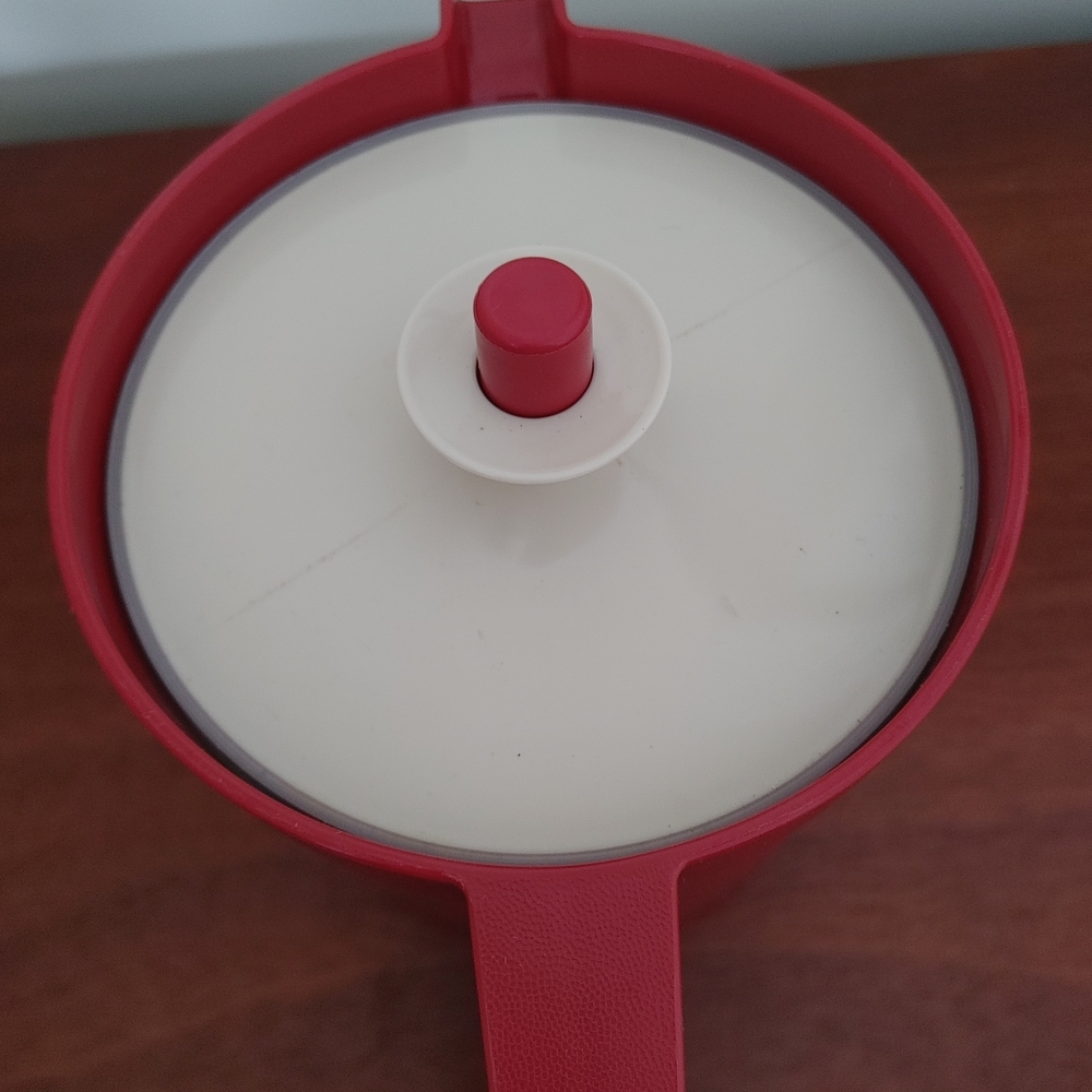 Red Pitcher with Lid - Picture 4 of 9